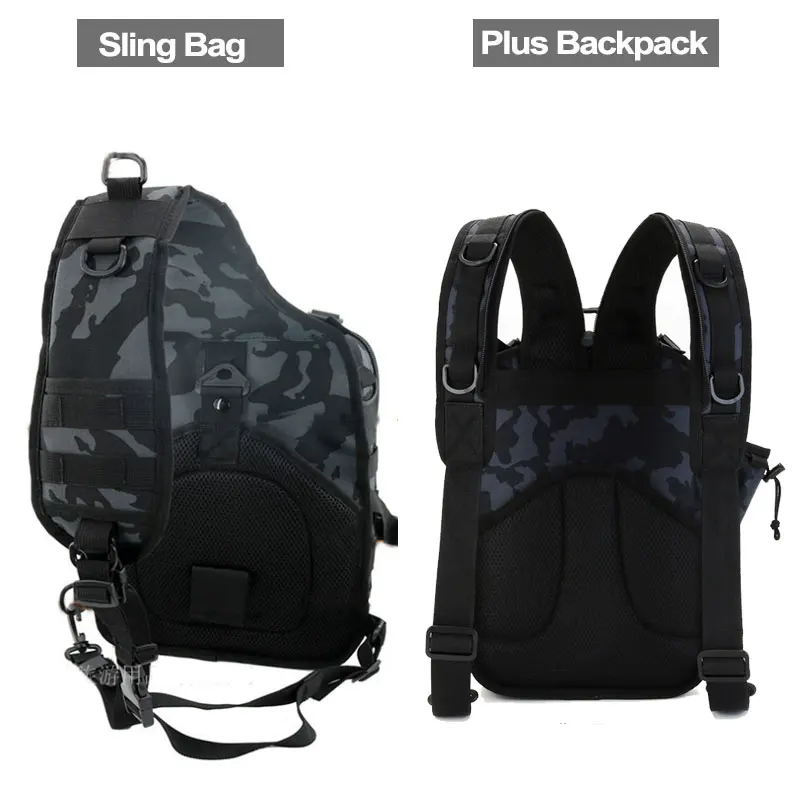 20L Tactical Assault Bag Fishing Military Sling Backpack Molle for