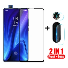 2 en 1 verre de protection pour xiaomi mi 9 t pro caméra couverture arrière pour xio mi mi 9 t 9tpro mi 9 t t9 xiaomi 9 t tremp lunettes étui à lentilles(China)