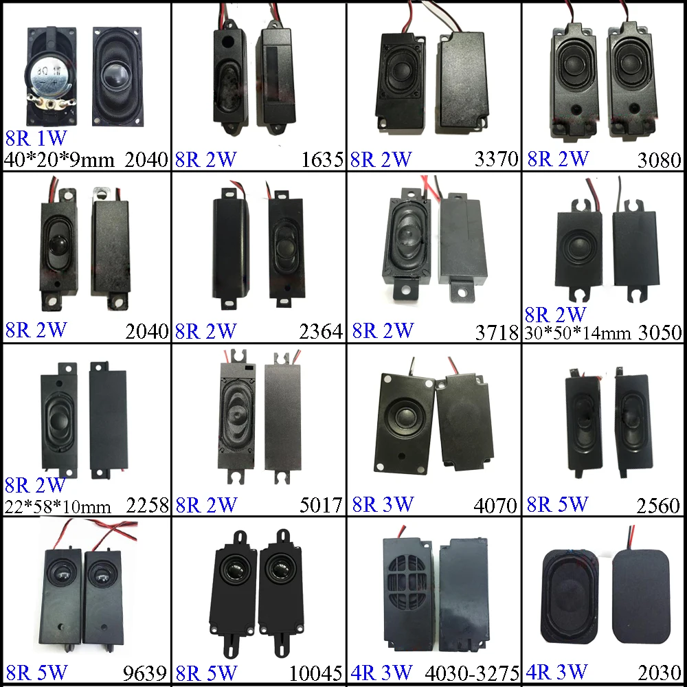 

YuXi Smart Android Controller board 8Ohm 8R 1W 2W 5W 4R 10045 4 Ohm 3W LCD TV Panel Speaker Amplifier audio frequency Output