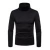 Autumn Winter Mens Turtleneck Sweaters Casual Thermal Long Sleeve Slim Fit Pullovers Stretch Basic Tops Sweatshirt Jumper TShirt 3
