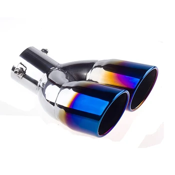 

For Mitsubishi Eclipse Cross 2018 2019 exhaust tip muffler Trim Exterior Stainless Steel Decorate Car-Styling Accessories