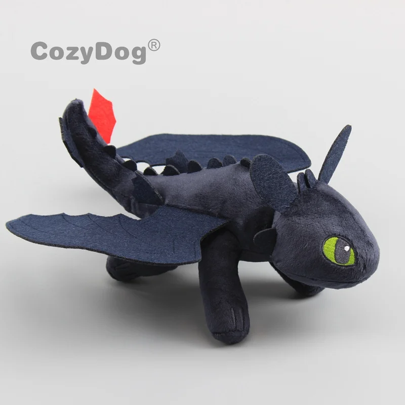 25-60 см Как приручить дракона 3 плюшевый Беззубик игрушки Peluche аниме Ночная фурия светильник игрушки Fury Dragon кукла для детей