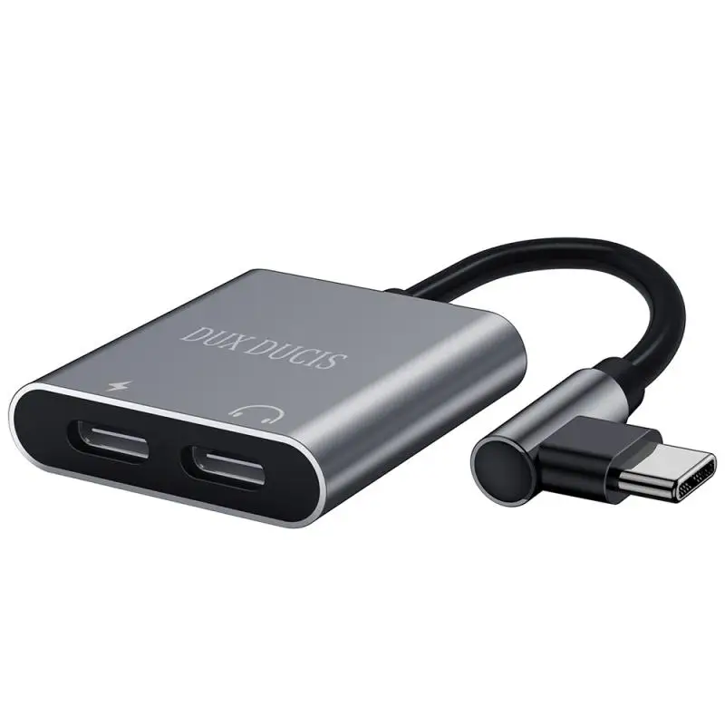 USB c двойной адаптер Type C три в одном для наушников PD Быстрая зарядка IPad Huawei Xiaomi