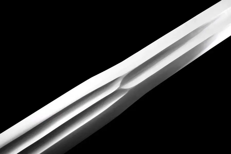 Quality WUSHU Sword Chinese characteristic Groove Manganese Steel straight Blade Cloud Jian