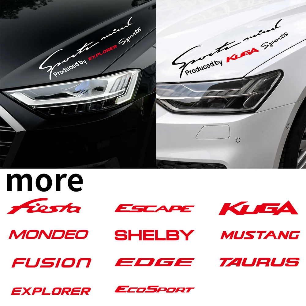 Стайлинг автомобиля светильник для бровей наклейка Ford Fiesta Mondeo Mustang Explorer ST Fusion Escape