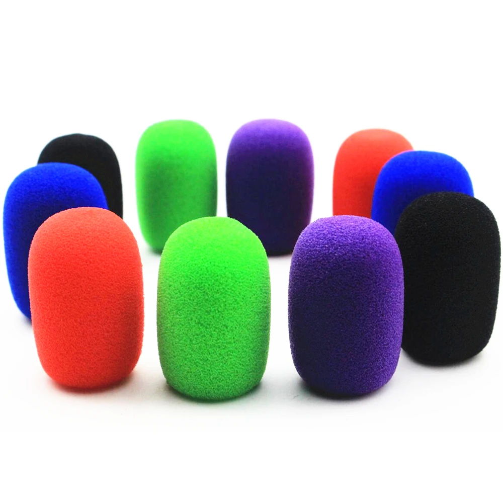 

Headset Microphone Windscreens Foam Microphone Covers Mic Windscreens Windshields for Desktop Mic 11mm hole 40mm length