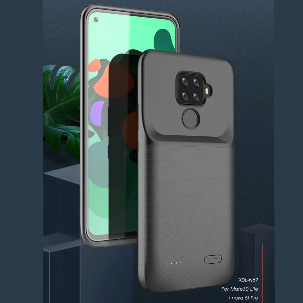 Чехол с аккумулятором 4700 мАч для huawei mate 30 Lite, мягкий чехол из ТПУ для зарядки телефона huawei Nova 5i Pro, чехол с аккумулятором