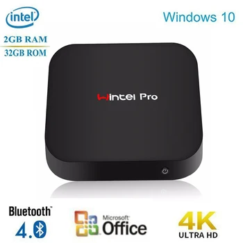 

wintel pro intel atom X5-Z8350 1.44Ghz quad core Mini PC 2GB/32GB with WIFI BT4.0 RJ45 100M LAN HDMI1.4 windows 10 computer W8