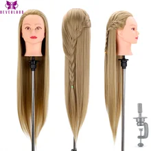 Aliexpress - Head Dolls for Hairdressers 100%  Synthetic Hair Mannequin Head Hairstyles Female Mannequin Hairdressing Styling Training Head