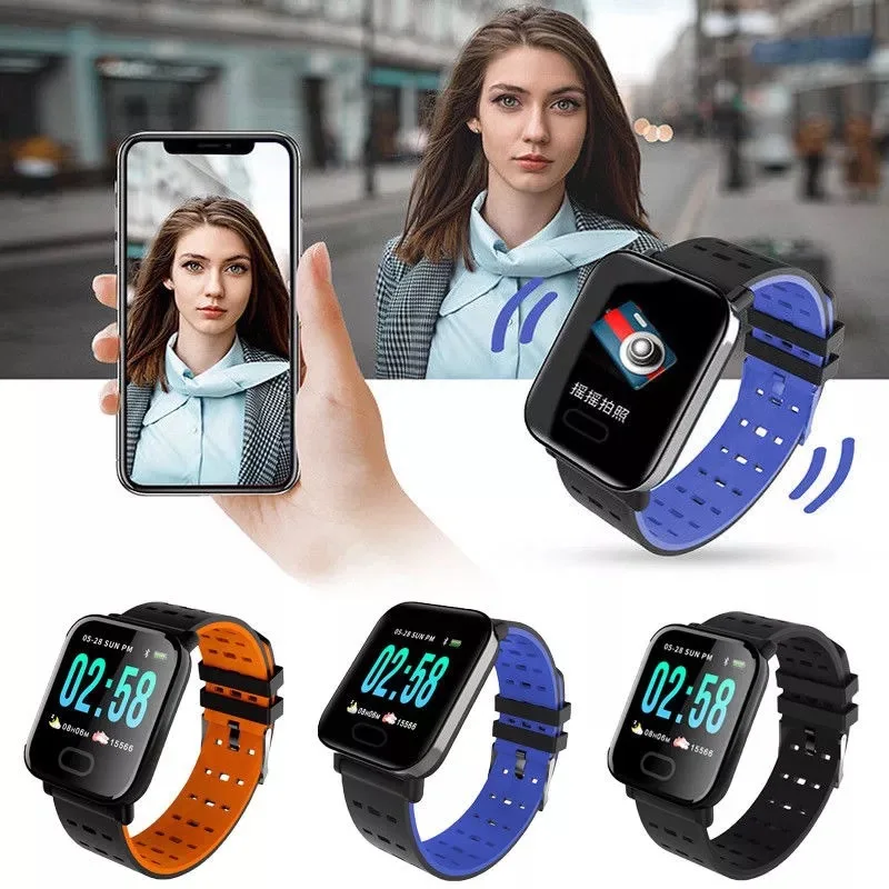 

A6 Smart Watch Men Women Heart Rate Monitor Sport Fitness Tracker Blood Pressure Waterproof Smartwatch Clock IOS Android