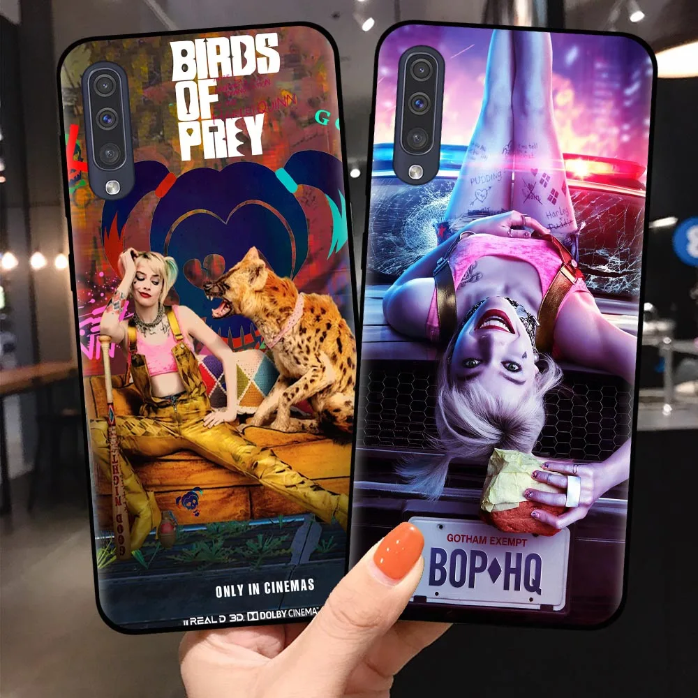 Чехол для телефона Harley Quinn Black Samsung A10 A20 A30 A40 A50 A70 J4 J6 A7 A9 A6 A8 Plus 2018 отряд самоубийц
