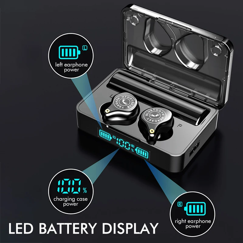 YI TWS bluetooth 5,0 наушники 9D HiFi Звук CVC8.0 шумоподавление Smart Touch 3600 мАч Внешний аккумулятор IPX7 водонепроницаемая Спортивная гарнитура