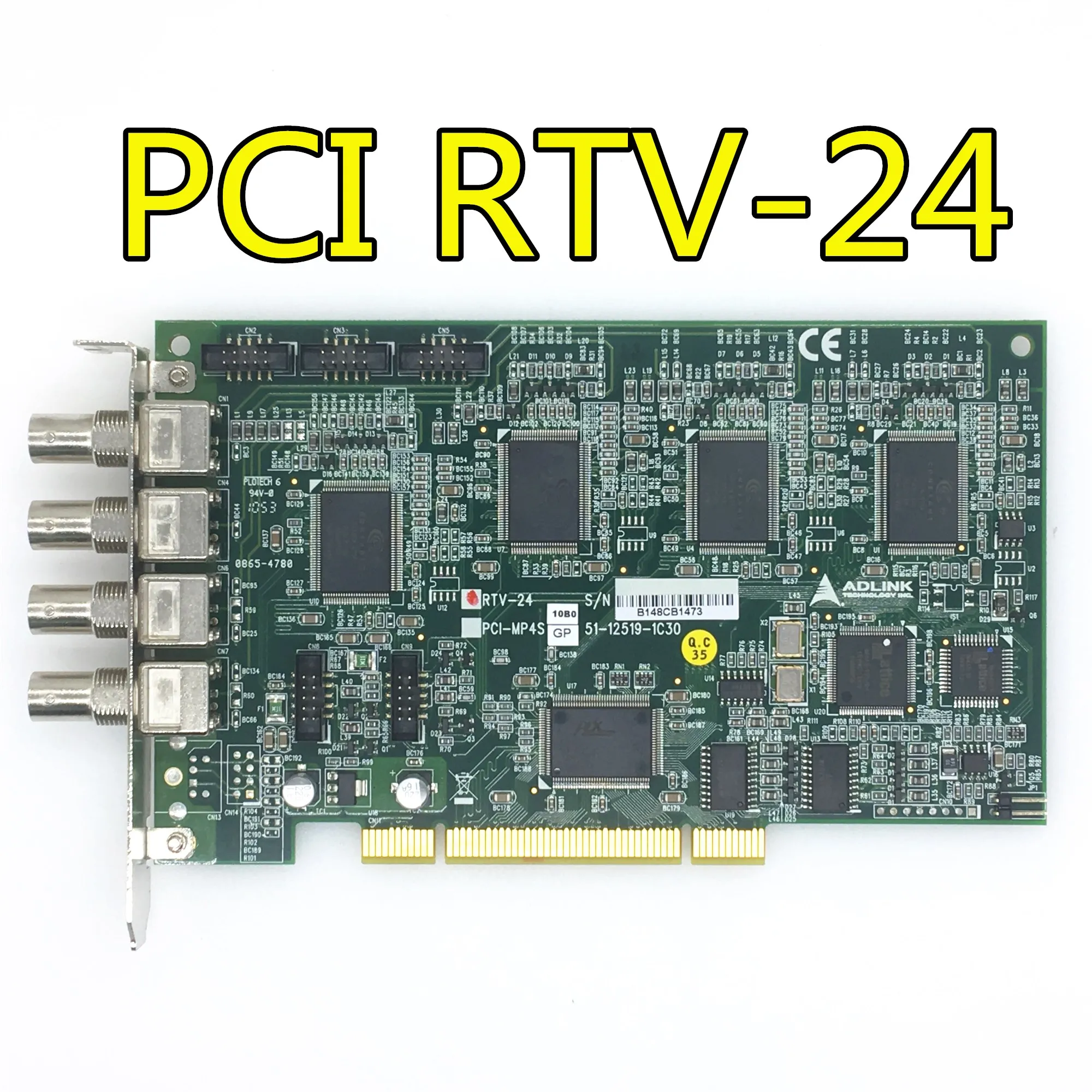 Через тест качества 100% PCI RTV-24 четырехканальный карты сбора изображений