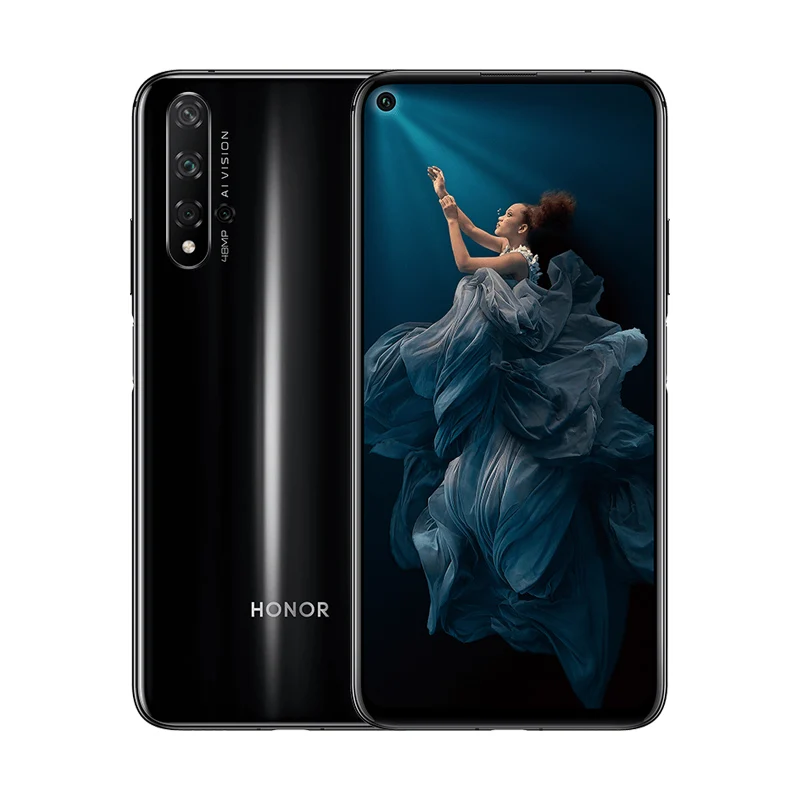 Глобальная версия Honor 20, 6 ГБ ОЗУ, 128 Гб ПЗУ, NFC, 48 МП, четыре камеры s Kirin 980, четыре ядра, 32 МП, фронтальная камера, 6,26 дюйма, смартфон, 3750 мАч