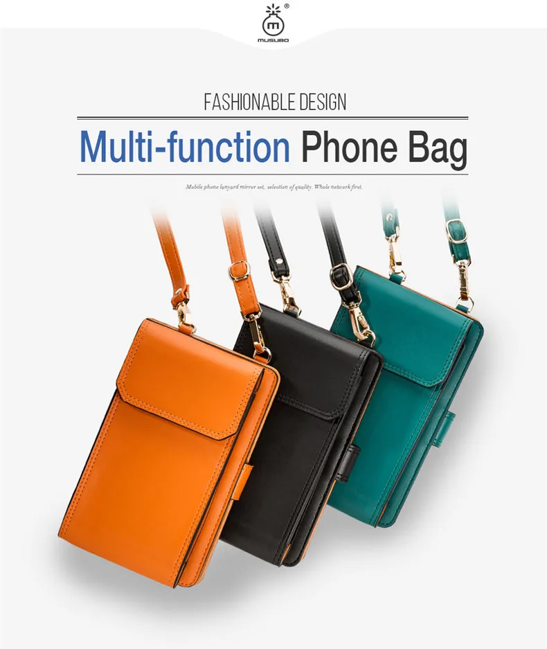 

CONG FEE General purpose Single shoulder Messenger multifunction phone case for 6.5 inch or less mobile phone
