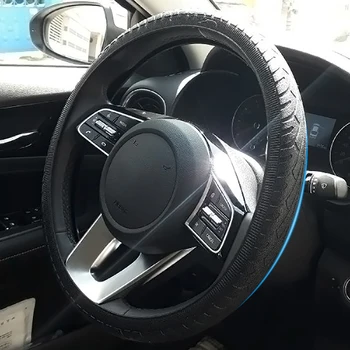 

Texture Soft Multi Color Soft Silicon Steering Wheel Car Silicone Steering Wheel Glove Cover Universal Automobiles Accessories