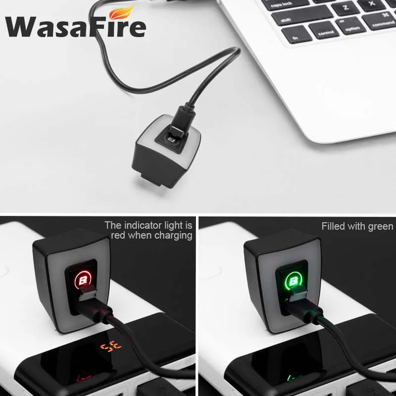 Wasafire водонепроницаемый велосипедный шлем, задний светильник, фонарь для велосипеда, светодиодный, USB, перезаряжаемый, безопасный, для ночной езды, задний светильник