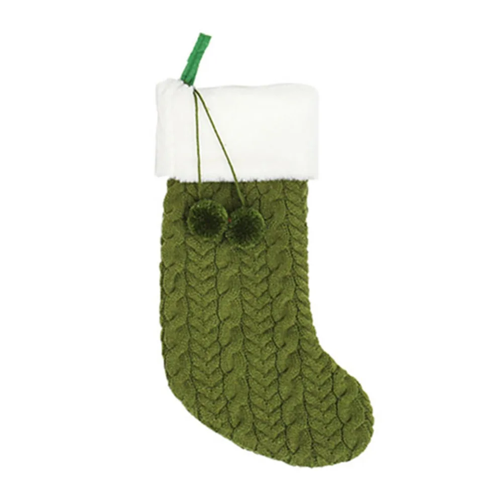 

Christmas Stockings Hanging Up Christmas Tree Decor Christmas Santa Claus Candy Gift Bag new year party Home Festive Decor