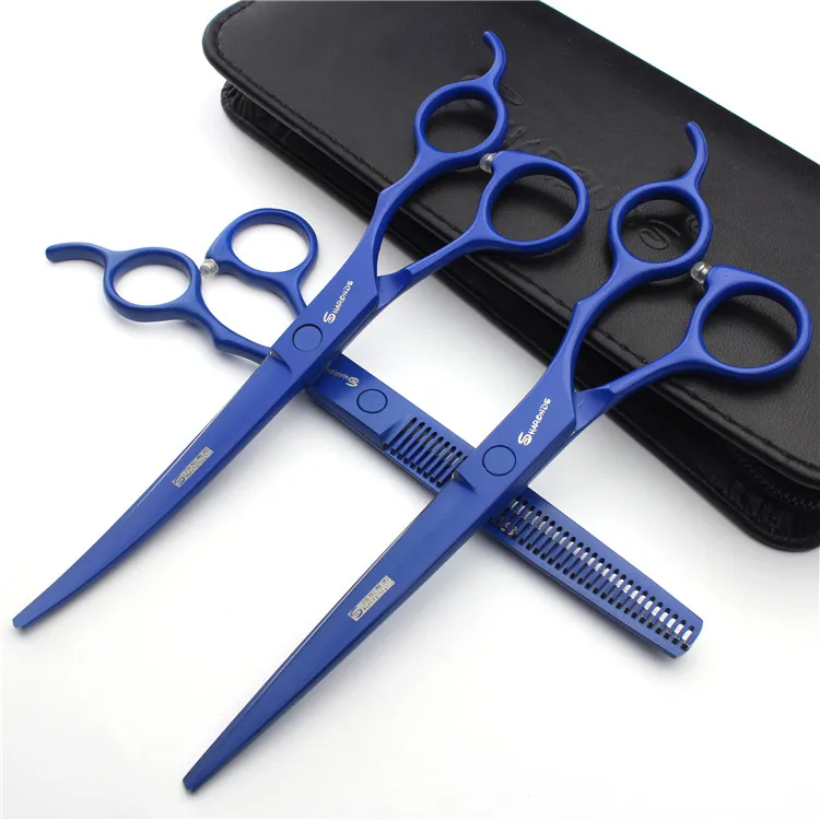 

7 inch pet grooming scissors tool pieces stainless steel beautician special warp scissors Teddy dog shearing scissors