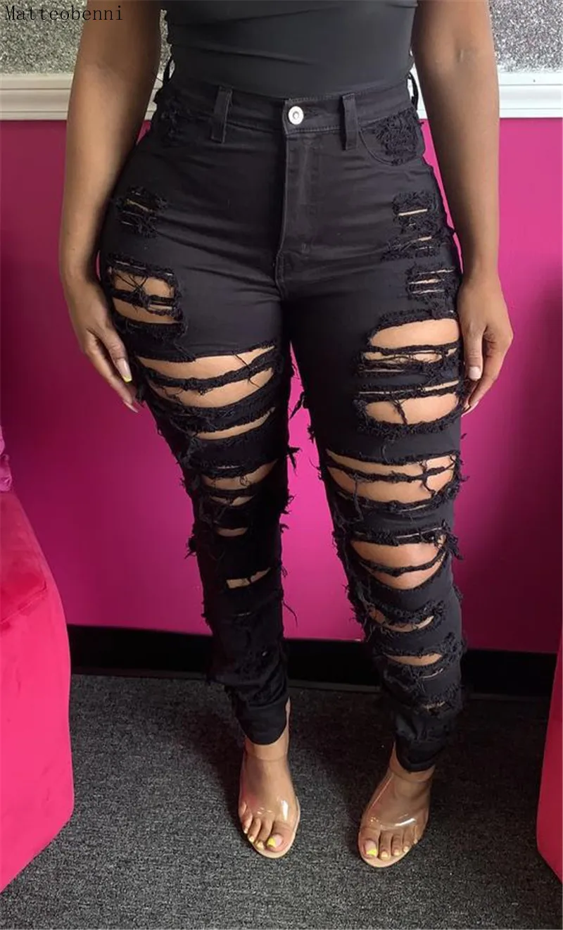 High Waist Push Up Denim Jeans Women 