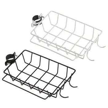 

Kitchen Faucet Draining Rack Iron Sink Storage Rack Free Punch Adjustable Large Capacity Iron Rack Shelve
