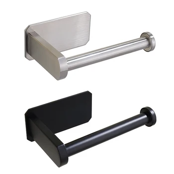 

Multi-functional Wall-mounted Towel Rack Self-adhesive Paper Tissue Holder Bathroom Kitchen Door Back Cabinet Cupboard Hanger
