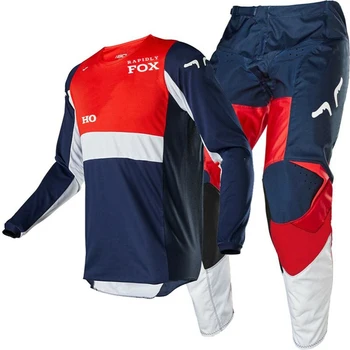 

NEW 2021 RAPIDLY FOX 360 Motocross Jersey and Pants MX Gear Set Combo mtb Off Road FLEXAIR motorbike clothing