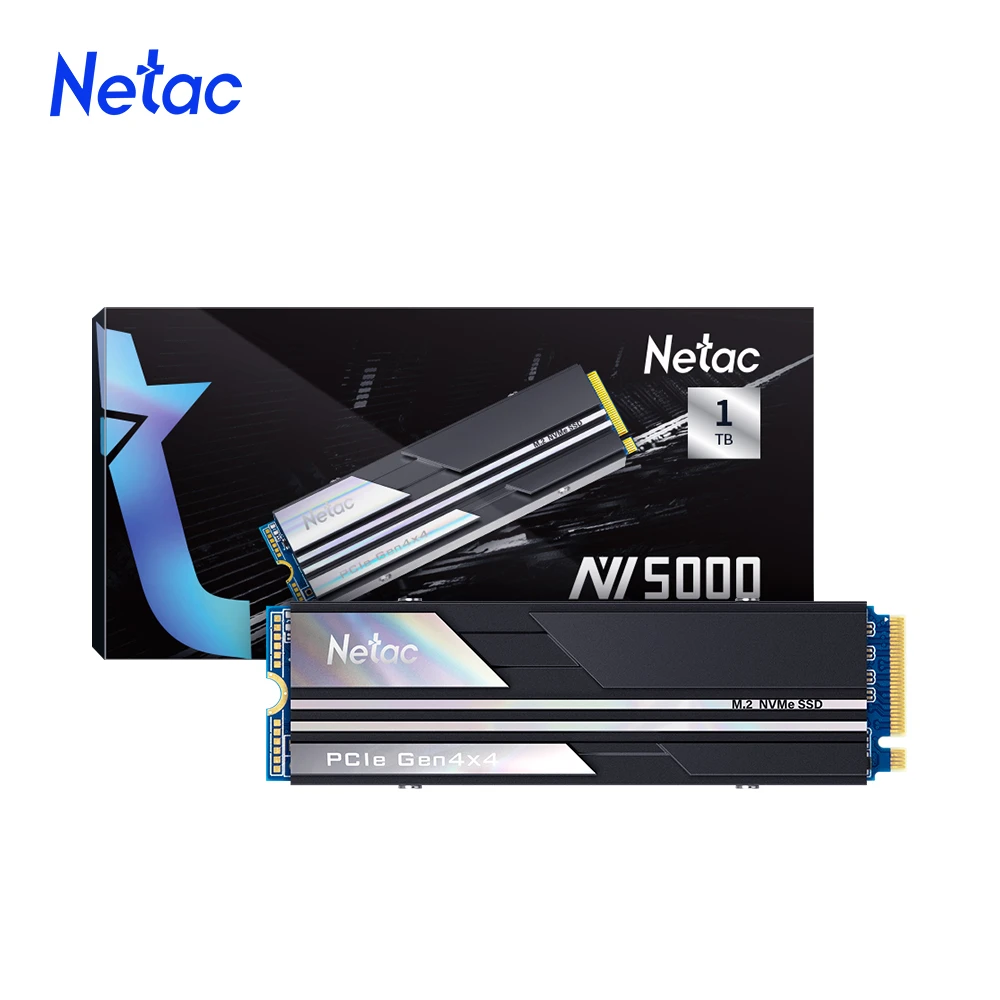 internal ssd drive Netac M2 SSD PCIE 4.0 5000MB/s ssd Hard Drive M.2 2280 NVMe  500GB 1T 2T Internal Solid State Drives For Laptop Desktop PS5 inland professional 240gb ssd