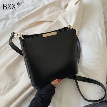

[BXX] PU Leather Crossbody Small Bags For Women 2020 Summer Lady All-match Shoulder Messenger Bag Female Luxury Handbags HM115