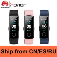 Смарт-браслет huawei Honor Band 4 для плавания с сенсорным экраном и сердцебиением, смарт-Браслет для спорта, браслет Honor band 4