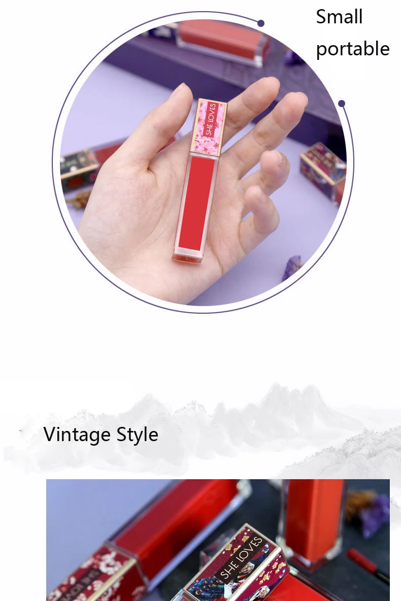 8 Colors Matte Lipstick Set Waterproof Long Lasting Lip Nude Velvet Pigment Women Fashion Lip Makeup