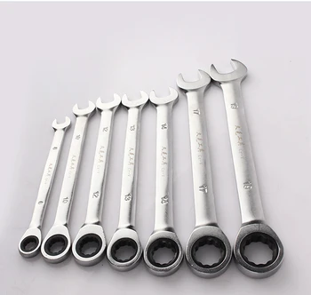 

6MM-10MM Combination Wrench High Carbon Steel Combination Spanner Chrome Plated Metric Size for Auto Repairing Tools