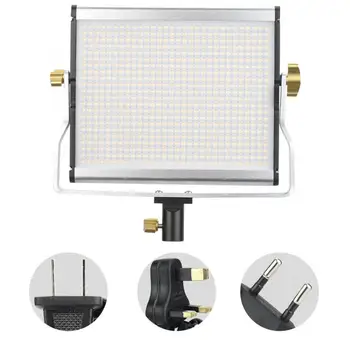

VBESTLIFE LED Video Light 3200-5600K Bi-Color Dimmable CRI 95+ AC110V-250V Camera Fill Light