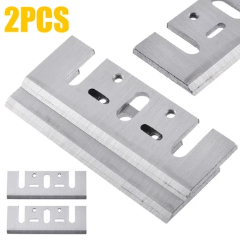 

Sharp Planer Blade Tool Replacement Mini Planer Cutting Blades Electric Woodworking Cutter Accessories HSS For DIY Craft Making