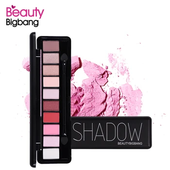

BeautyBigBang 10 Color Sombras Eyeshadow Pallete Makeup Eye Shadow Shimmer And Shine Pigment Powder Eye Shadow Palette