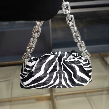 

2020 Retro Women Shoulder Bag Pu Leather Zebra Print Female Messenger Bag Ladies Casual Zipper Shoulder Bag Sac Main Femme