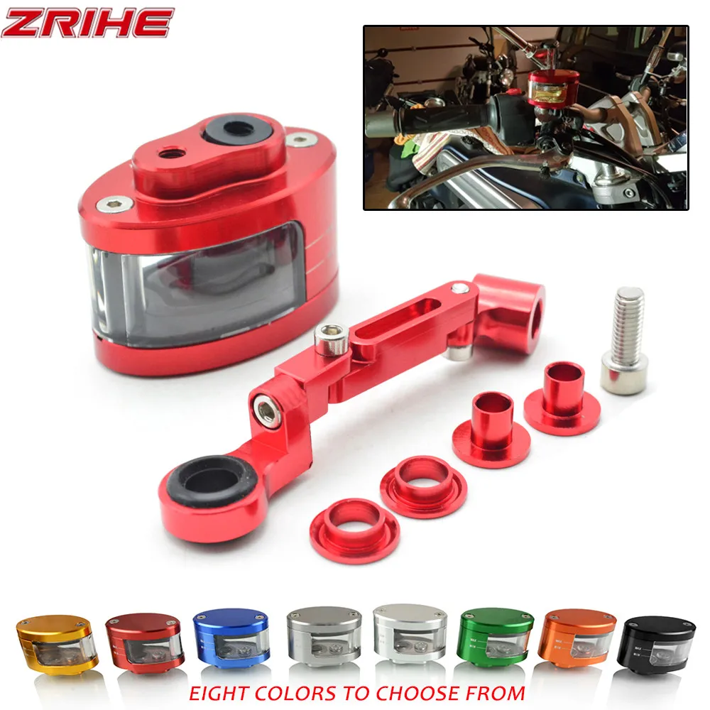 

Universal Motorcycle Brake Clutch Tank Cylinder Fluid Oil Reservoir Cup FOR HONDA CBR1000 CB1000 F OIL CUP+support bracket