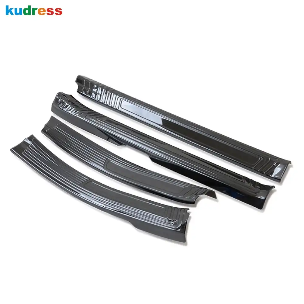 For Toyota Camry 2018 2019 2020 Interior Black Color High Quality Stainless Steel Door Sill Scuff Plate Trim Car Accessories