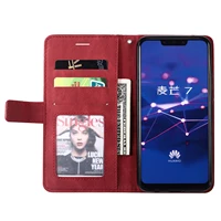 Skórzane etui do Huawei P20 P30 P40 Pro Lite E Mate 20 30 40 Pro Lite P Smart 2019 Y6P 2020 2021 odporny na wstrząsy telefon stań pokrywy 4