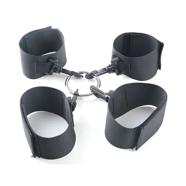 Adult Games Handcuffs BDSM Bondage Set Handcuff Anklet Restraints Foot Hand Cuff Slave Sex Games Adult