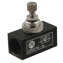 RE-04 G1/2 Диаметр Пневматический резьбовой Встроенный клапан управления потоком