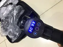 Pantalla LCD masaje arma profundo masajeador muscular dolor muscular cuerpo masaje de cuello ejercicio de relajación adelgazar la alivio del dolor