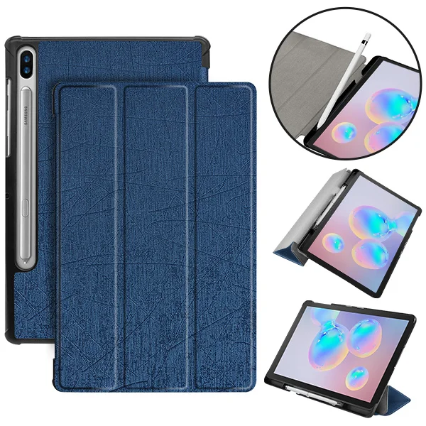 Чехол для планшета для samsung Galaxy Tab S6 10,5 SM-T860 SM-T865 10," смарт-чехол для Galaxy Tab S6 10,5 чехол с отделением для ручки - Цвет: SM t865 JGWBC DBU