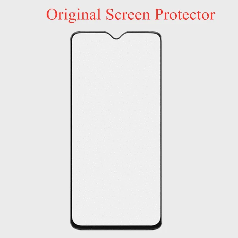 Tempered Glass Oneplus 7 Pro Чехол Oneplus7 7pro силиконовый чехол Официальный песчаник нейлон Coque Fundas One plus 7 pro чехол s - Цвет: Tempered Glass
