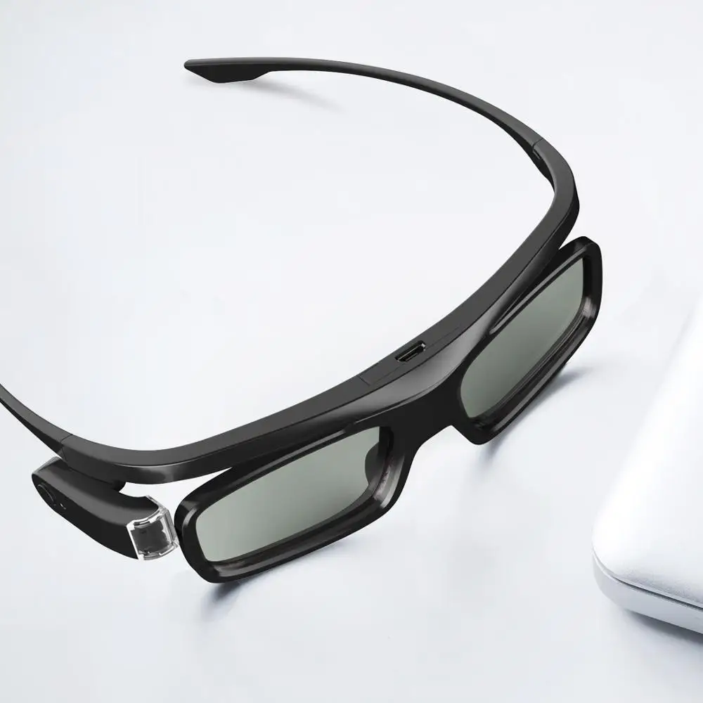 Xiaomi Fengmi Smart DLP-LINK Тип затвора 3D очки с usb кабель для зарядки для Xiaomi лазерный проектор ТВ аксессуары