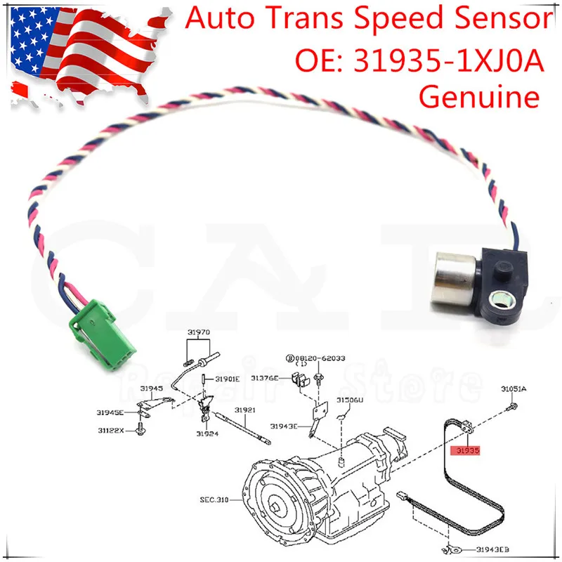 Genuine Auto Trans Speed Sensor 319351xj0a For Infiniti Q40 Q50 Q60 Q70 Qx80 For Nissan 350z