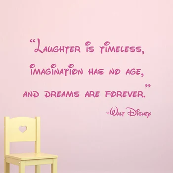 

Laughter Is Timeless I Magination Has No Age Wall Decal For Wall Decor