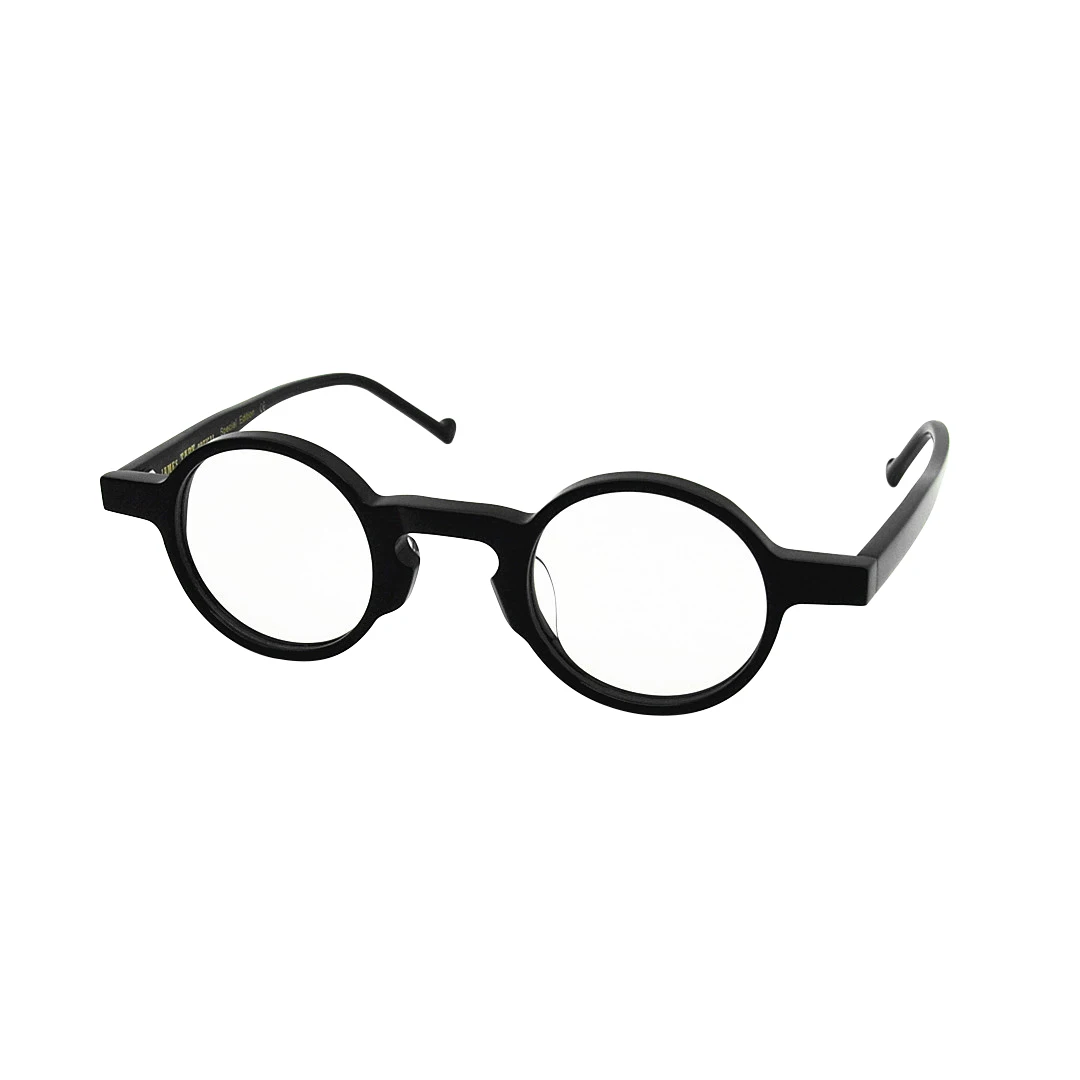 

The New Ltalian Designer's Same Style Acetate Glasses Frame Retro Small Round Handmade Japanese Style Flat Mirror Unisex