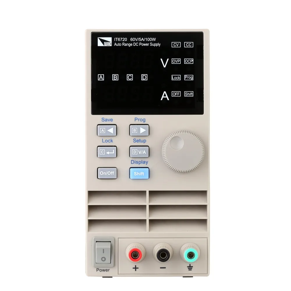IT6720 ITECH IT6721 Авто Диапазон Цифровой DC Питание 60 V/8A/180 W Регулируемый Импульсный Мощность поставки инструметатион IT6722 IT6720 - Цвет: IT6720