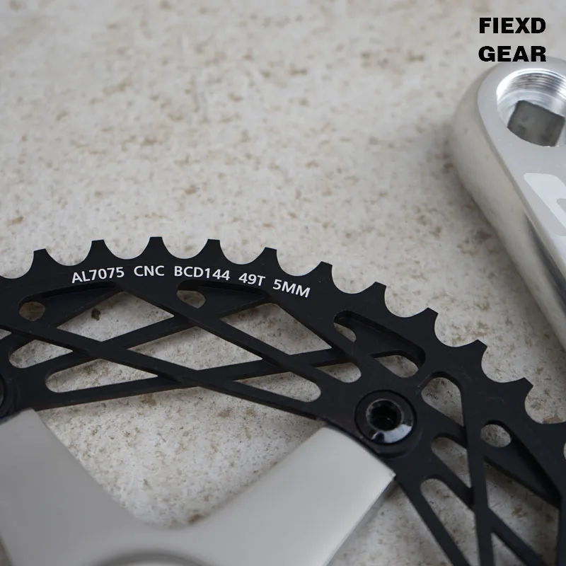 track fixie bike Crankset 49T BCD140 biciclet Aluminum Single Speed track bike road bike Fixed Gear bike Chainwheel cranks
